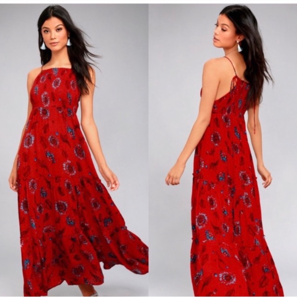 Free people Garden floral maxi dress
